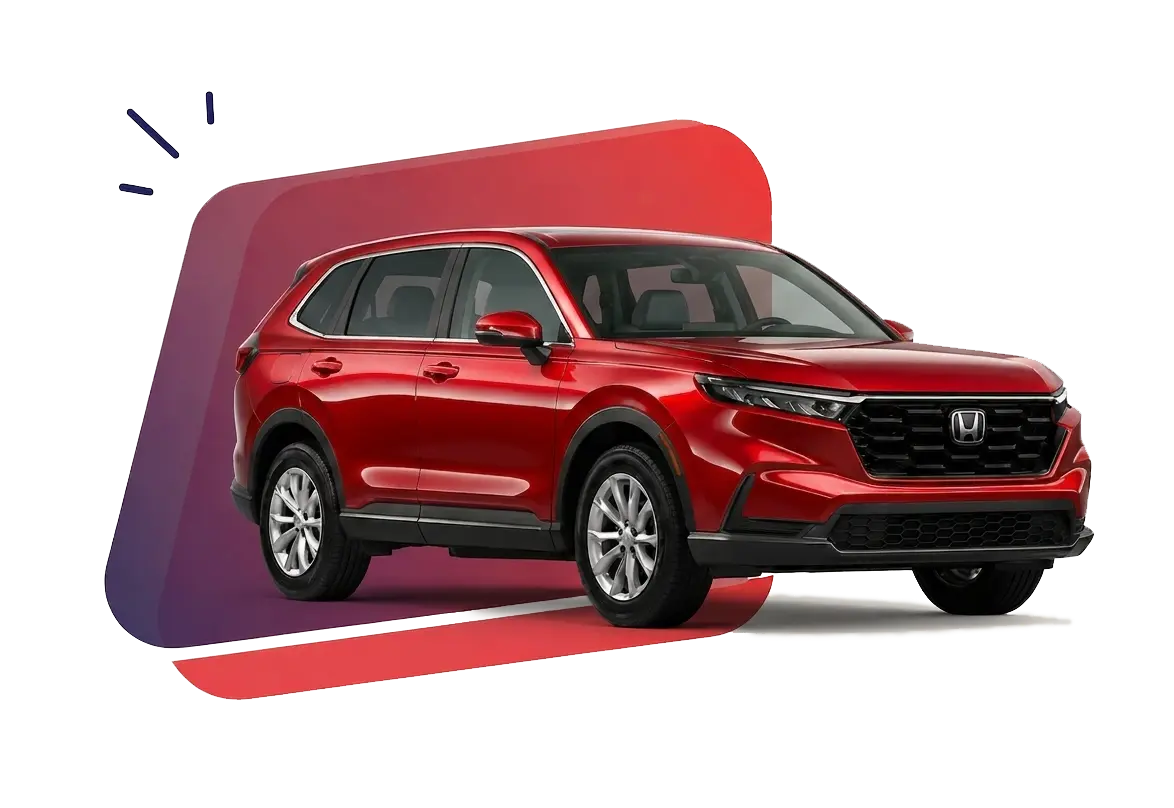 Red Honda CR-V